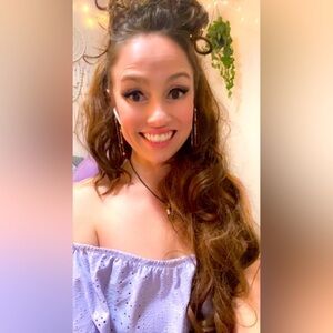 Lavender off shoulder bodysuit